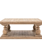 Rustic American Pine Square Coffee Table - The Farthing