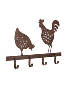 Rustic Chicken & Roaster Wall Hooks - The Farthing