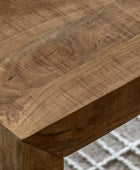 Rustic Chunky Mango Wood Dining Bench 4