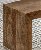 Rustic Chunky Mango Wood Dining Bench