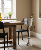 Rustic Floor Standing Metal Champagne Bucket
