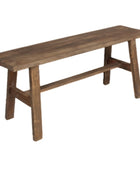 Rustic Reclaimed Wood Bench