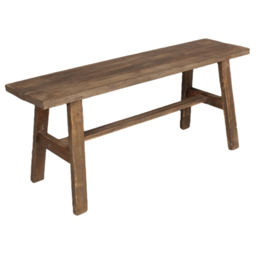 Rustic Reclaimed Wood Bench