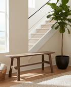 Rustic Reclaimed Wood Bench