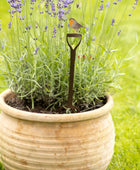 Rustic Robin on Fork Garden Stake