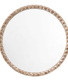 Rustic Weathered Round Mirror - choice of size - The Farthing