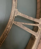 Close-up of a rusted metal object against a plain background