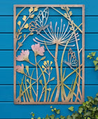 Rustic Metal Butterly Meadow Wall Art