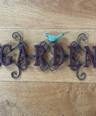 Rustic Metal Garden Wall Sign 5