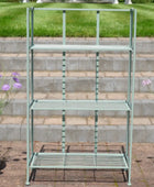 Sage Green 3 Tier Metal Plant Stand