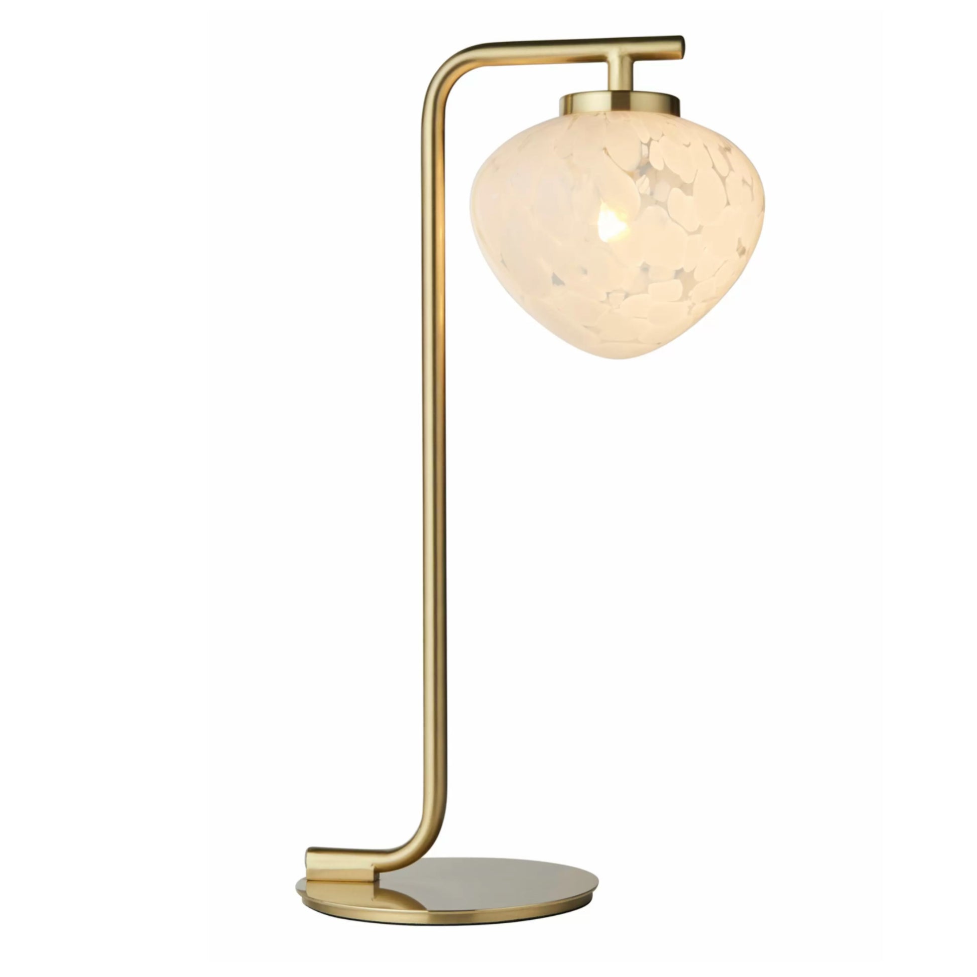 Satin Brass Art Deco Styled Table Lamp 2