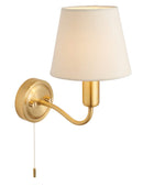 Satin Brass Avent Bathroom Wall Light - The Farthing