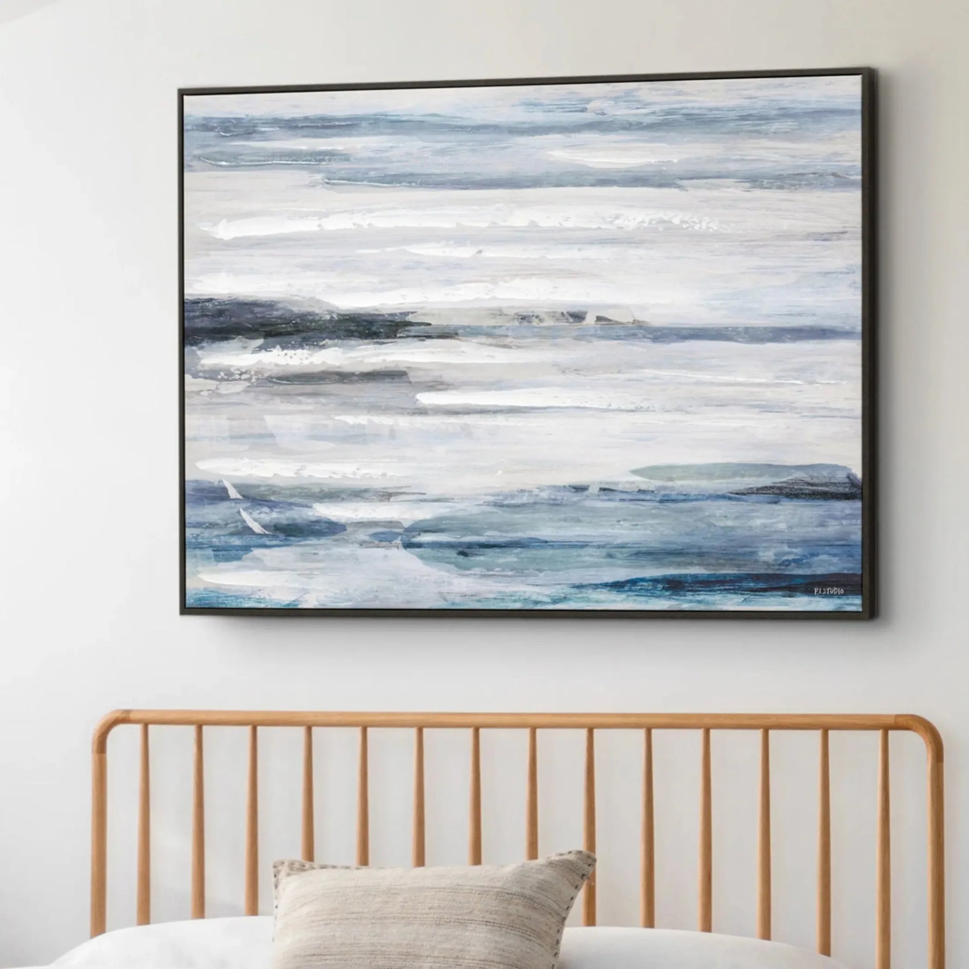 Sea View Framed Wall Canvas | Farthing 