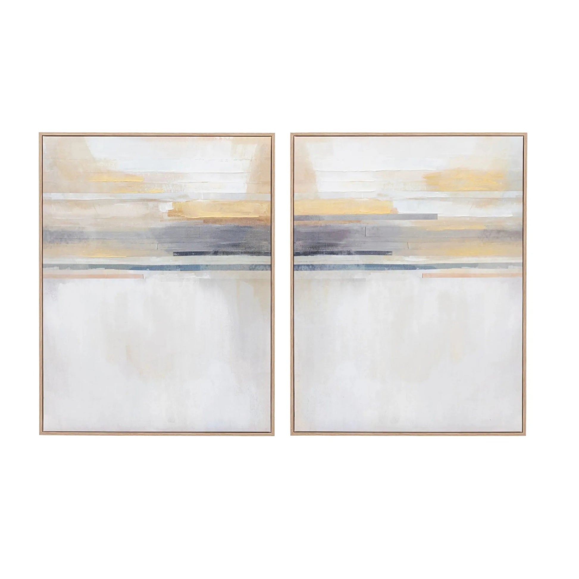 Set of 2 Early Rise Framed Wall Canvases | Farthing  3