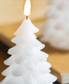 Set of 2 LED Festive Tree Candles 1