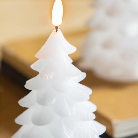 Set of 2 LED Festive Tree Candles 1