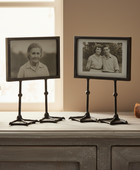Set of 2 Landscape Antique Black Duck Feet Photo Frames 5"x7"