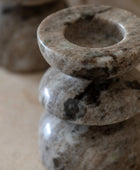 Set of 2 Marble Tea Light Holders