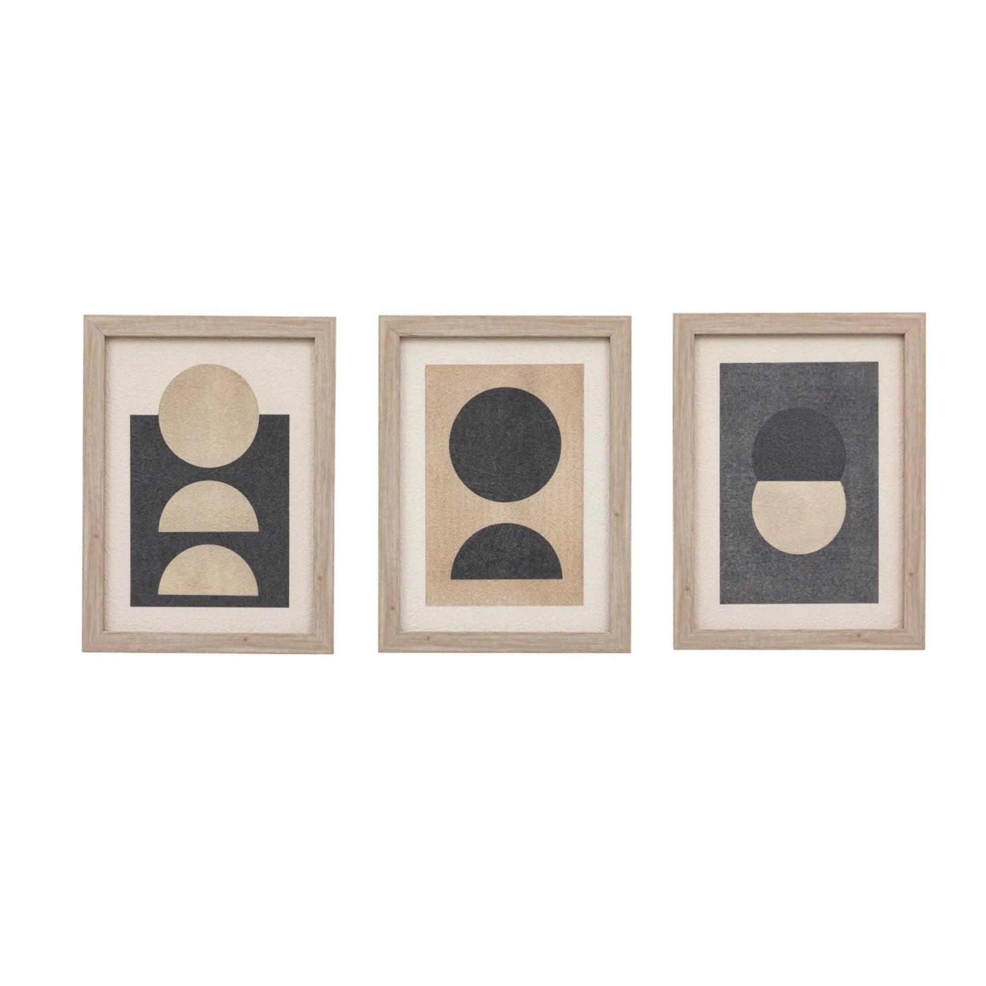 Set of 3 Framed Geometric Prints | Farthing  1