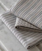 Set of 3 Grey Cotton Tea Towels