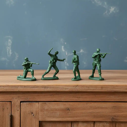 Setof4ToySoldierGreenFigures