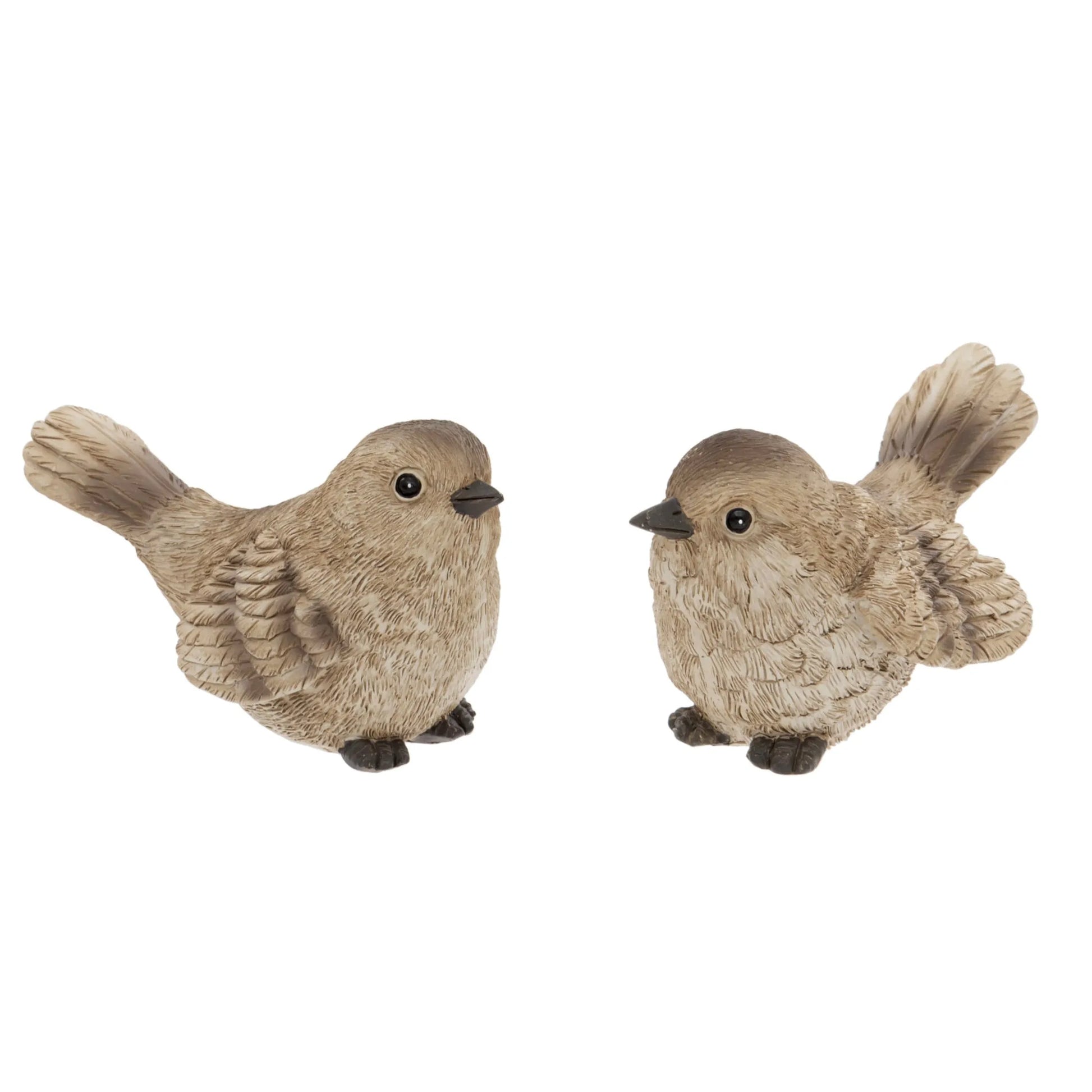 Set of Two Little Bird Ornaments