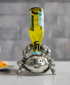Silver Crab Wine Bottle Holder