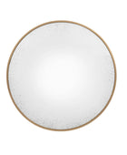 Slim Bronze Frame Antique Glass Convex Mirror 4