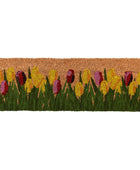 Slim Step Tulips Print Coir Doormat - The Farthing