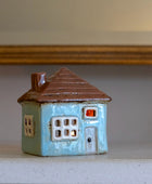 Small Ceramic House Tea Light Holder 1