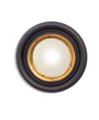 Small Distressed Gold  & Gold Convex Wall Mirror 1