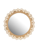 Small Elegant Edge Round Metal Mirror - The Farthing