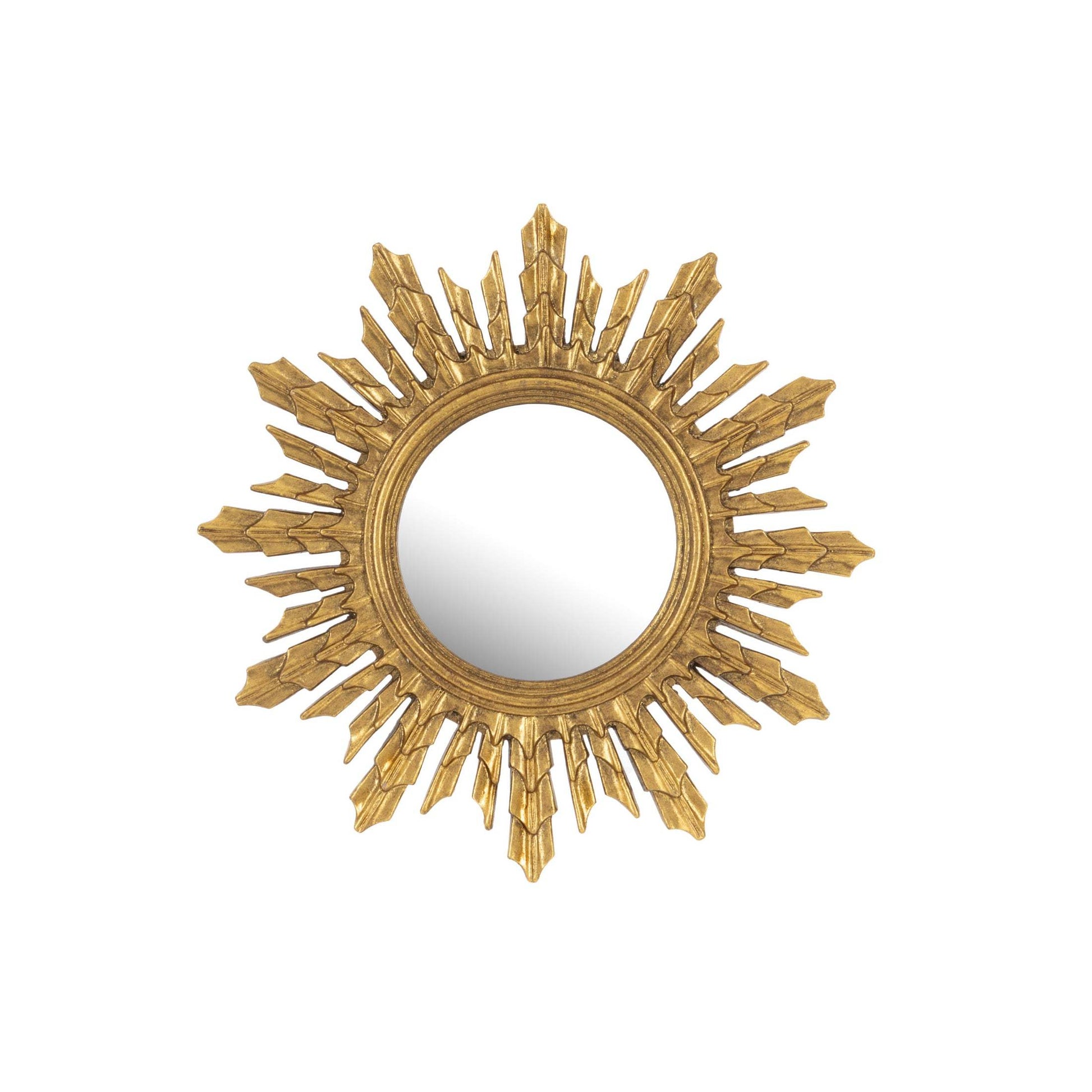 Small Golden Sunburst Wall Mirror - The Farthing