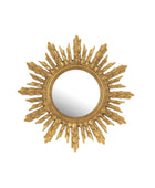 Small Golden Sunburst Wall Mirror - The Farthing