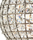 Small Gold Dome Glass Chandelier