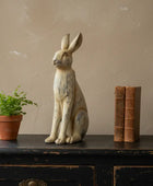 Rustic Sitting Hare Ornament