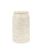 Smaller Subtle Ribbed Stoneware Vase 1