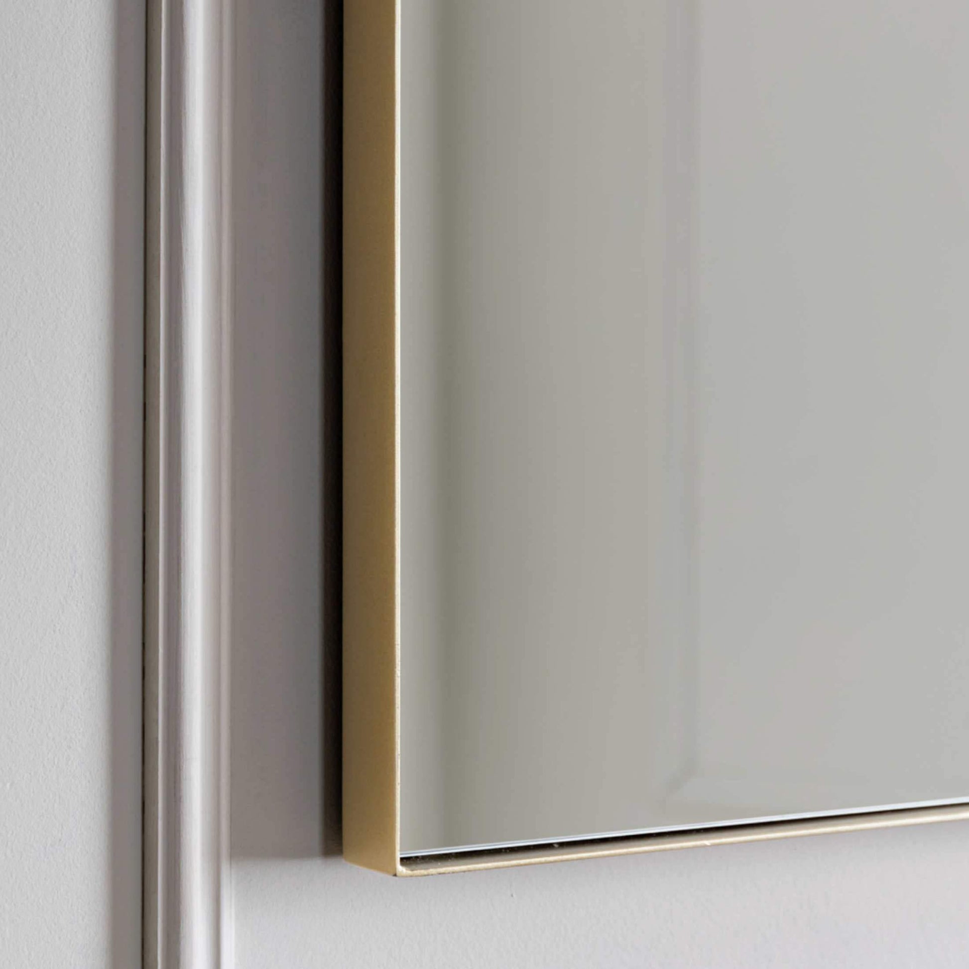 Soft Gold Rectangle Mirror - The Farthing