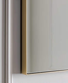 Soft Gold Rectangle Mirror - The Farthing