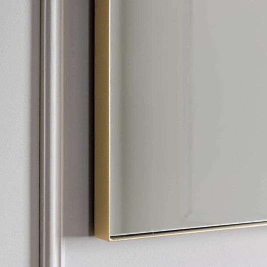 Soft Gold Rectangle Mirror - The Farthing