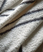 Softly Textured Monochrome Throw 4