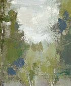 Square Flourishing Woodland Framed Canvas 3
