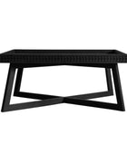 Stylish Black Wood Coffee Table 1