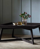 Stylish Black Wood Coffee Table 2