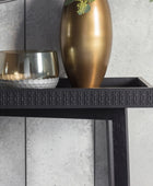 Stylish Black Wood Console Table