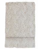 Super Soft Neutral Colour Faux Fur Throw 1