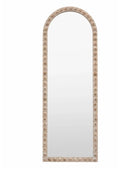 Tall Arched Rustic Weathered Leaner Mirror 3