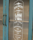 Tall Distressed Parisian Wood Wall Unit