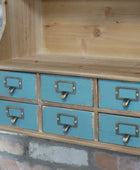 Tall Distressed Parisian Wood Wall Unit