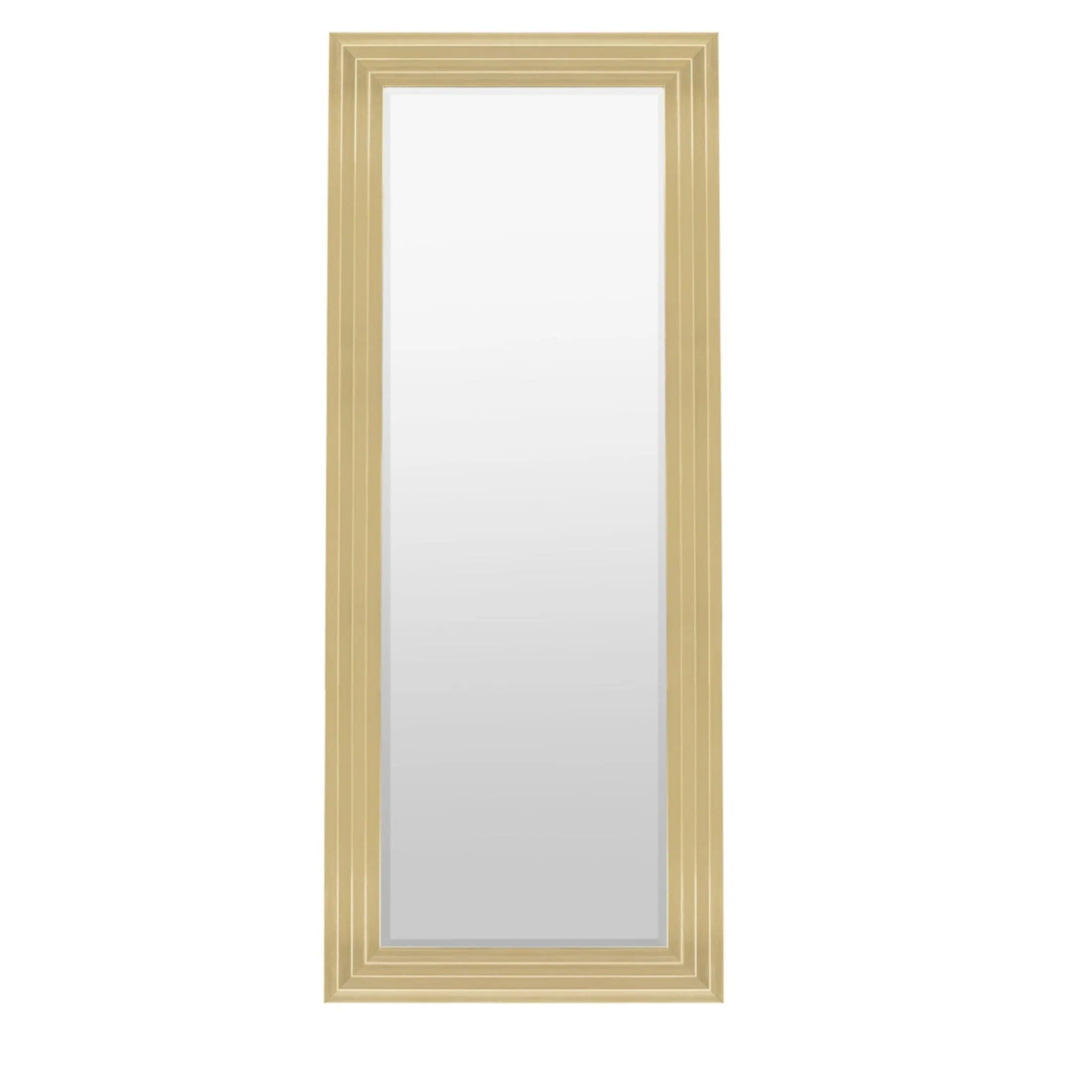 Tall Elegant Gold Rectangular Leaner Mirror FARTHING 3